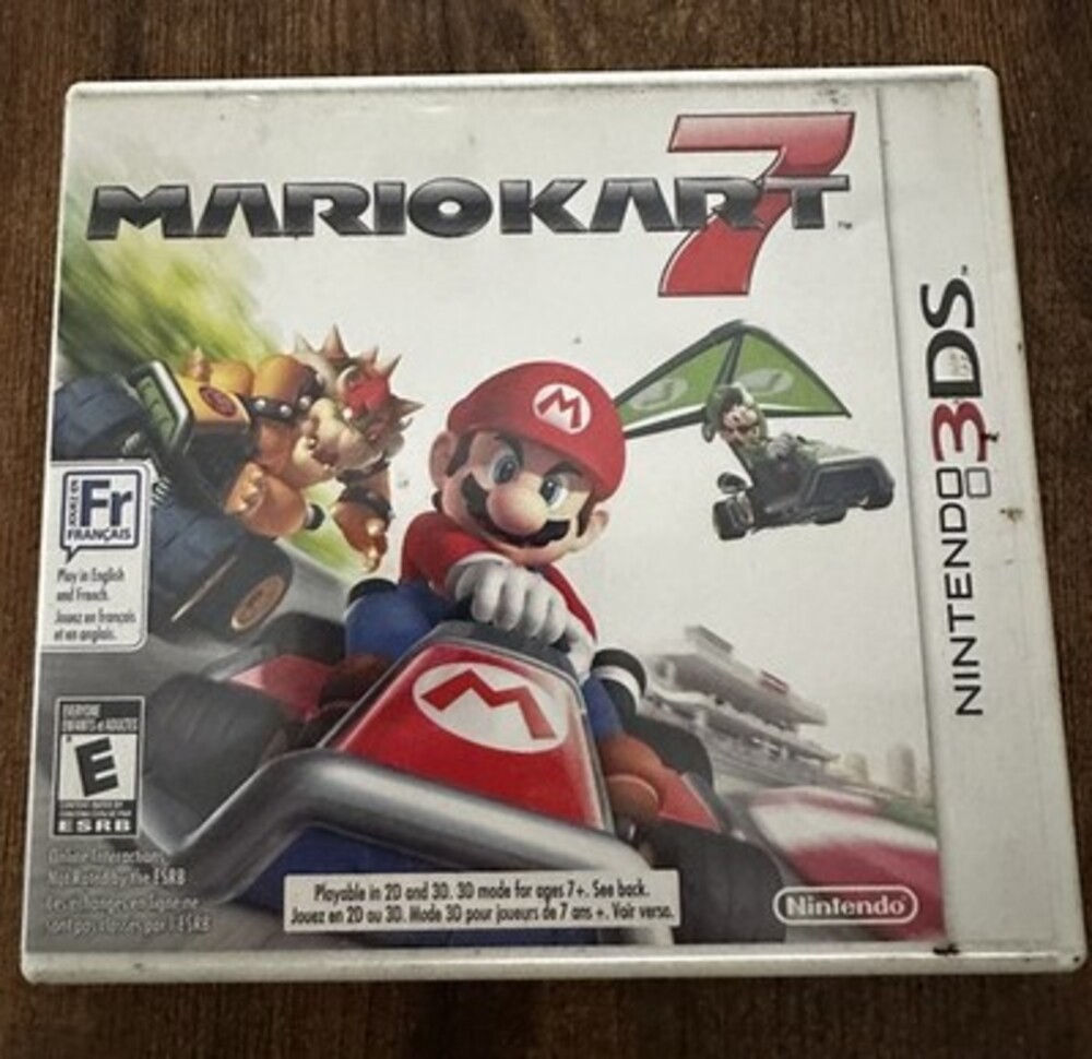 Nintendo 3DS Mario Kart 7 (Case Only with Super Smash Bros. Manual)